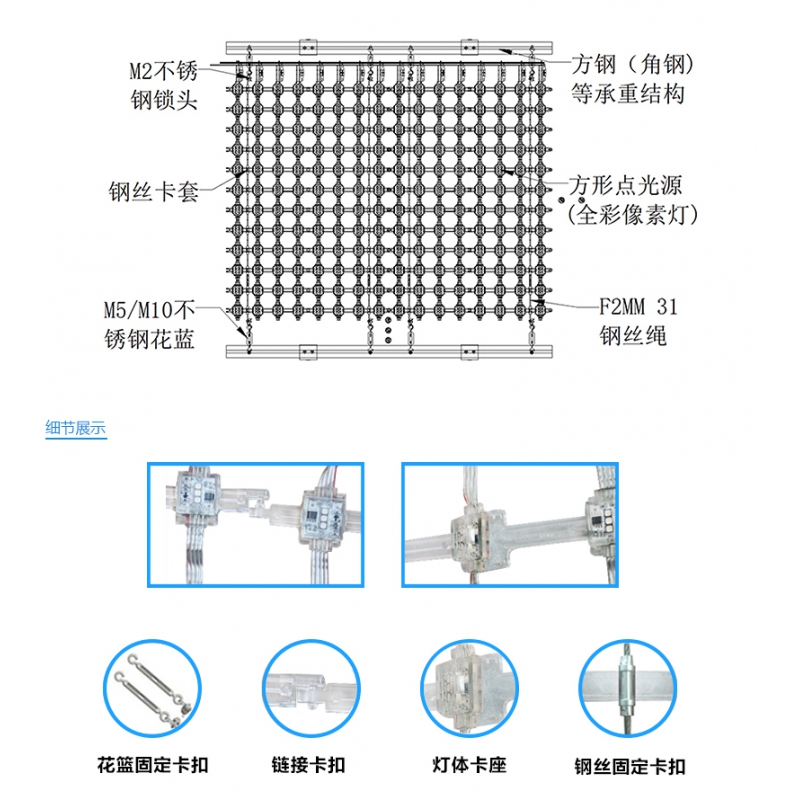 P62.5全彩網(wǎng)格屏，網(wǎng)格軟屏，戶(hù)外LED網(wǎng)格屏